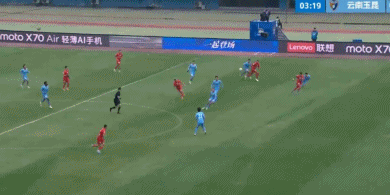 河南队主场迎战云南玉昆 锋线三叉戟开场10分钟