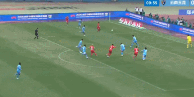 河南队主场迎战云南玉昆 锋线三叉戟开场10分钟